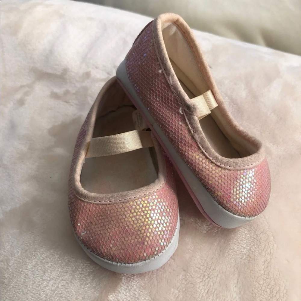 Pink Glittery Shoes
